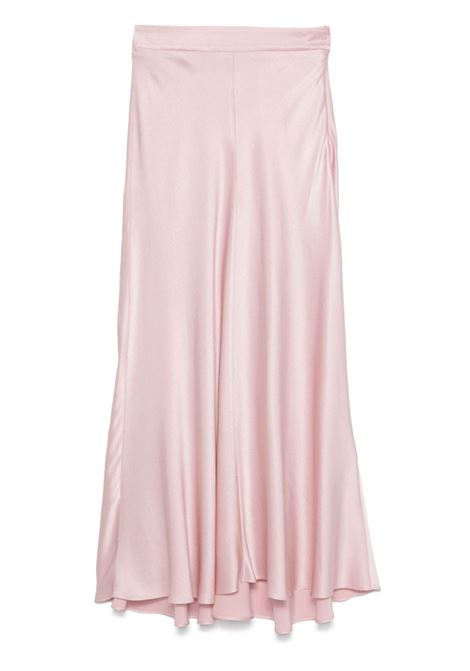 Pink silk midi skirt Forte forte - women FORTE FORTE | Skirts | 99192001